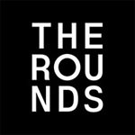 A black square with white tex.t. 'The rounds'